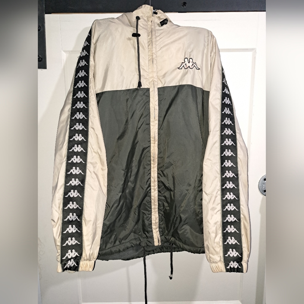 Vintage kappa fleece lined jacket